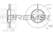 CD7979V Brzdový kotúč BREMSI