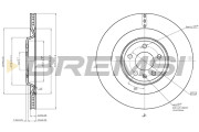 CD7990V Brzdový kotúč BREMSI