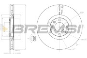 CD7999V Brzdový kotúč BREMSI