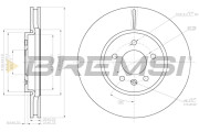 CD8191V Brzdový kotúč BREMSI