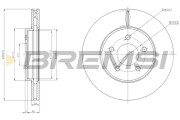 CD8357V Brzdový kotúč BREMSI