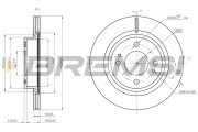 CD8467V Brzdový kotúč BREMSI