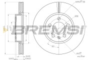 CD8664V Brzdový kotúč BREMSI