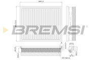 FA0213 Vzduchový filter BREMSI