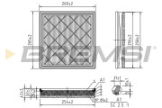 FA0539 Vzduchový filter BREMSI