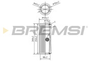 FA0583 Vzduchový filter BREMSI