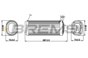 FA0591 Vzduchový filter BREMSI