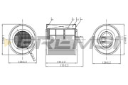 FA0624 Vzduchový filter BREMSI