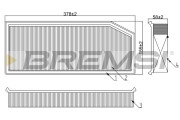 FA0649 Vzduchový filter BREMSI