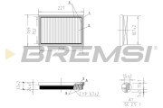 FA1058 Vzduchový filter BREMSI