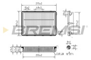 FA1078 Vzduchový filter BREMSI