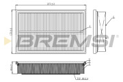 FA1097 Vzduchový filter BREMSI