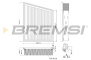 FA1106 Vzduchový filter BREMSI