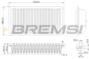 FA1110 Vzduchový filter BREMSI