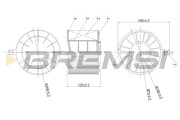 FA1174 Vzduchový filter BREMSI