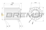 FA1178 Vzduchový filter BREMSI