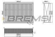 FA1391 Vzduchový filter BREMSI