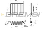 FA1392 Vzduchový filter BREMSI