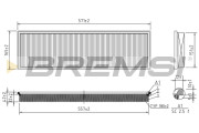 FA1617 Vzduchový filter BREMSI