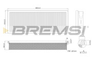 FA1639 Vzduchový filter BREMSI