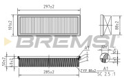 FA1654 Vzduchový filter BREMSI