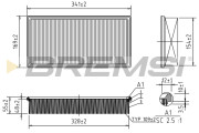 FA1671 Vzduchový filter BREMSI