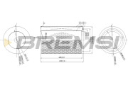 FA1674 Vzduchový filter BREMSI