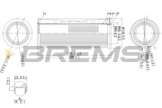 FA2114 Vzduchový filter BREMSI