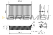 FA2319 Vzduchový filter BREMSI