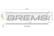 FC0085C Filter vnútorného priestoru BREMSI