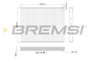 FA2343 Vzduchový filter BREMSI