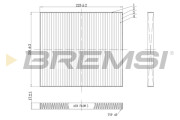 FA2392 Vzduchový filter BREMSI