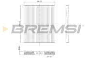 FA2402 Vzduchový filter BREMSI