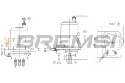 FE0060 Palivový filter BREMSI