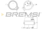 FE0160 Palivový filter BREMSI