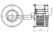 FE0367 Palivový filter BREMSI