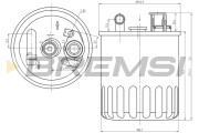 FE0368 Palivový filter BREMSI