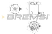 FE0782 Palivový filter BREMSI