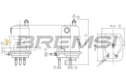 FE0786 Palivový filter BREMSI