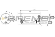 FE2335 Palivový filter BREMSI