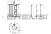 FL0135 Olejový filter BREMSI