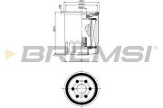 FL0144 Olejový filter BREMSI