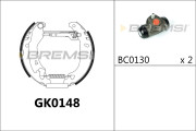 GK0148 Sada brzdových čeľustí BREMSI