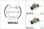 GK0162 Sada brzdových čeľustí BREMSI