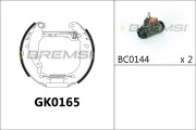 GK0165 Sada brzdových čeľustí BREMSI