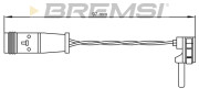 WI0590 Výstrażný kontakt opotrebenia brzdového oblożenia BREMSI