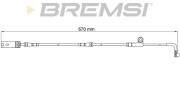 WI0602 Výstrażný kontakt opotrebenia brzdového oblożenia BREMSI