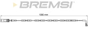WI0613 Výstrażný kontakt opotrebenia brzdového oblożenia BREMSI