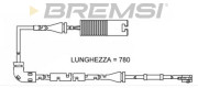 WI0623 Výstrażný kontakt opotrebenia brzdového oblożenia BREMSI