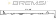 WI0629 Výstrażný kontakt opotrebenia brzdového oblożenia BREMSI